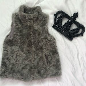 Zara Girls Faux Fur Vest